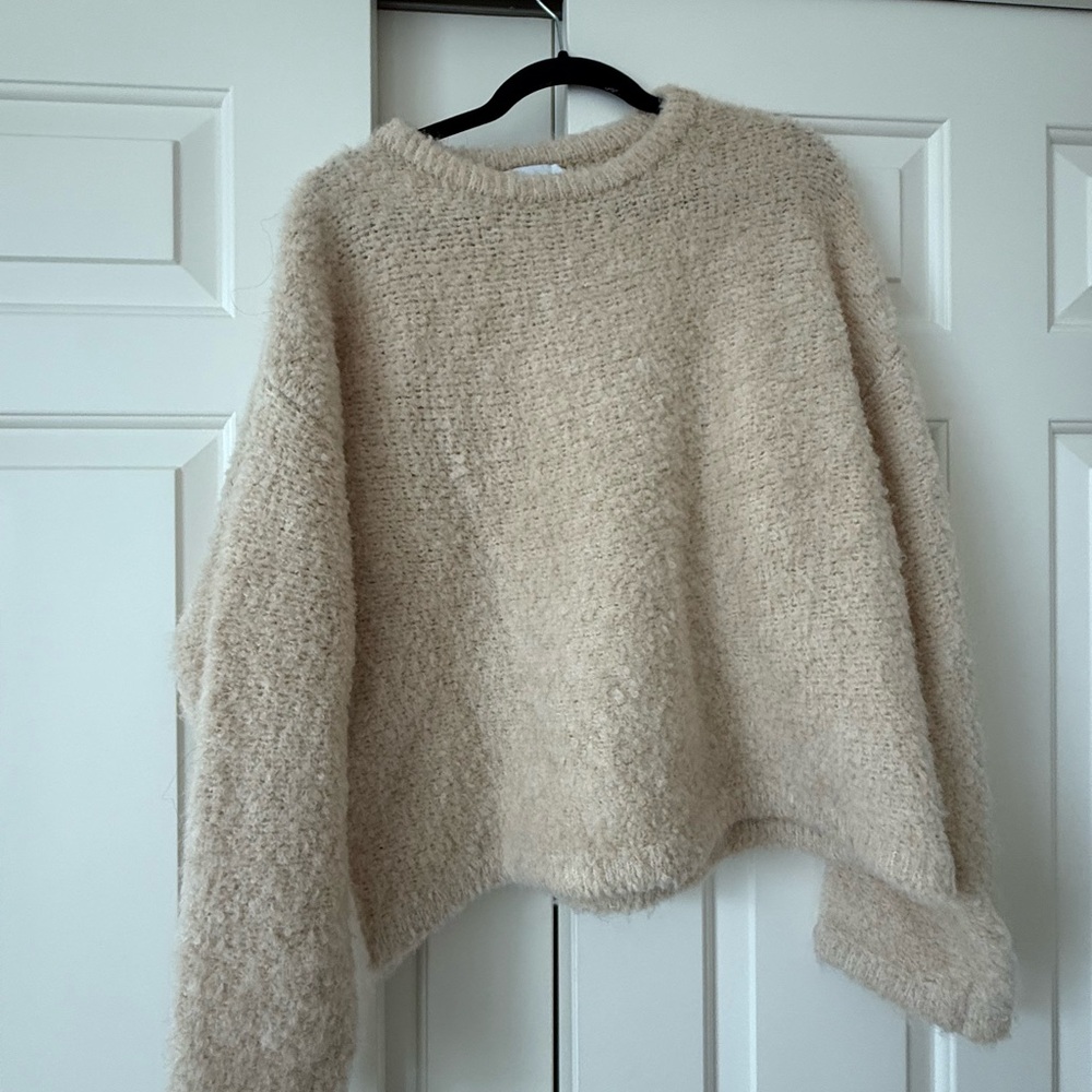 Le Bon Shoppe Cozy Cream Knit Sweater